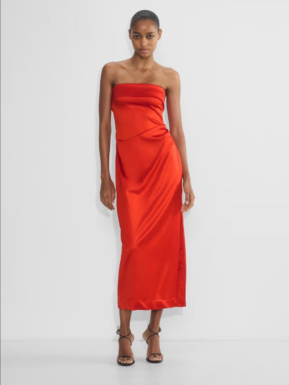 NWT Aritzia Ten Exclusive Satin Dress in Red ❤️❤️